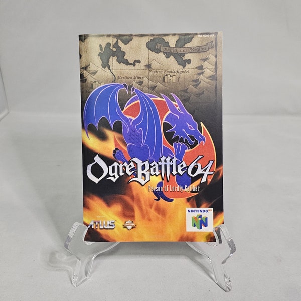 Ogre Battle 64 | NTSC | Nintendo 64 | N64 | En | User Instruction Manual