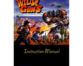 Wild Guns | NTSC | Super Nintendo | SNES | En | User Instruction