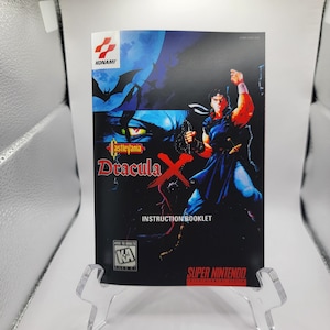 Castlevania Dracula X | NTSC | Super Nintendo | SNES | En | User Instruction Manual