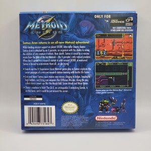 Metroid Fusion | NTSC | Gameboy Advance | GBA | En | Reproduction Box ...