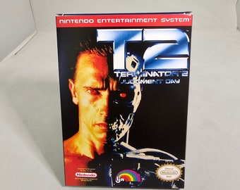 Terminator 2 | NTSC | Nintendo | NES | En | Reproduction Box - Etsy