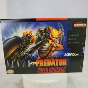 Alien Vs Predator | NTSC | Super Nintendo | SNES | En | Reproduction Box and Inner Tray