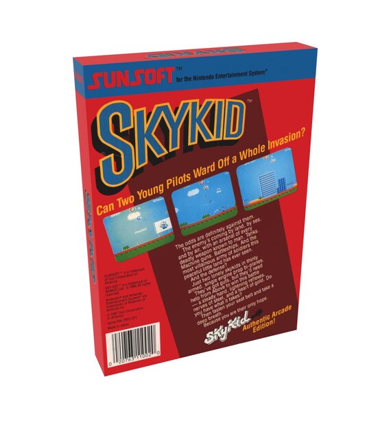 Sky Kid | NTSC | Nintendo | NES | En | Reproduction Box - Etsy