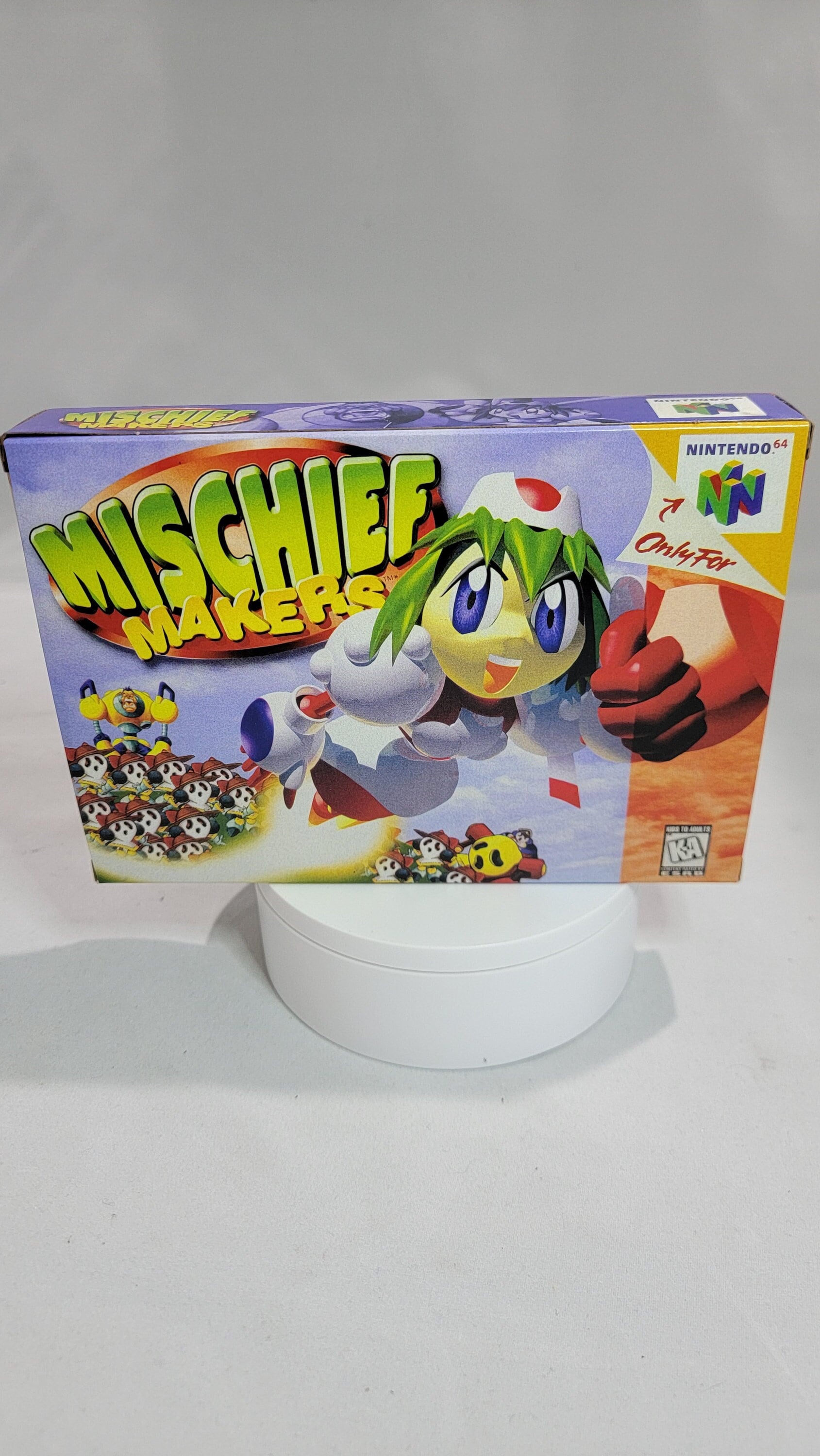 Mischief Makers | NTSC | Nintendo 64 | N64 | En | Reproduction Box