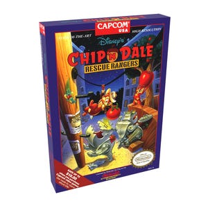 Chip N Dale Rescue Rangers | NTSC | Nintendo | NES | En | Reproduction Box