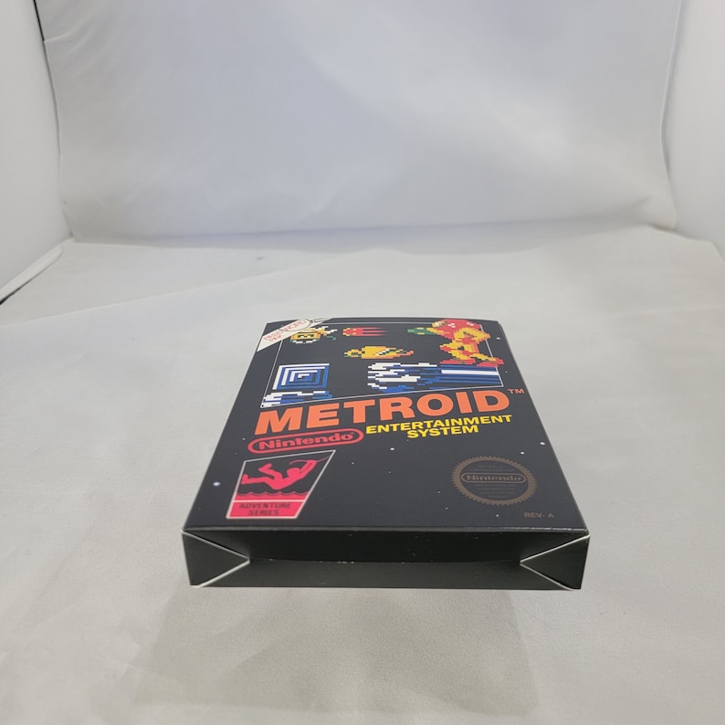 Metroid [custom] | NTSC | Nintendo | NES | En | Reproduction Box - Etsy