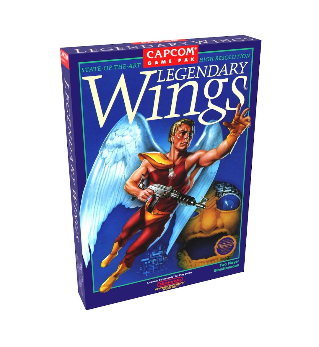 Legendary Wings | NTSC | Nintendo | NES | En | Reproduction Box - Etsy