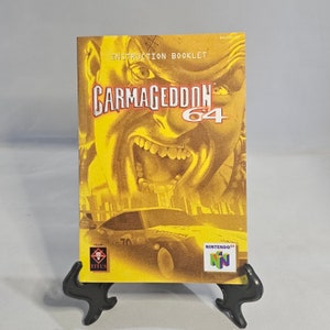 Carmageddon 64 | NTSC | Nintendo 64 | N64 | En | User Instruction Manual