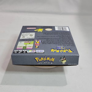 Pokemon Silver Gameboy Color Box Pokemon Silver | NTSC | Gameboy Color | GBC | En | Reproduction Box and ...