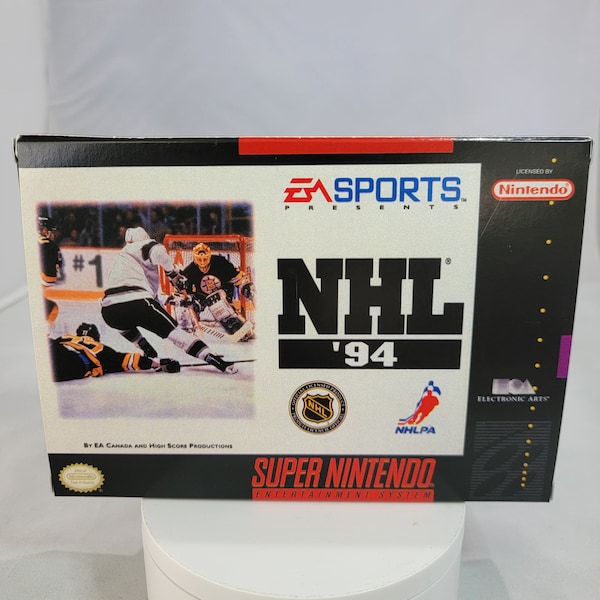 NHL 94 | NTSC | Super Nintendo | SNES | En | Reproduction Box and Inner Tray