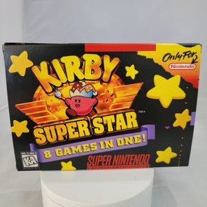 Kirby Super Star | NTSC | Super Nintendo | SNES | En | Reproduction Box and Inner Tray