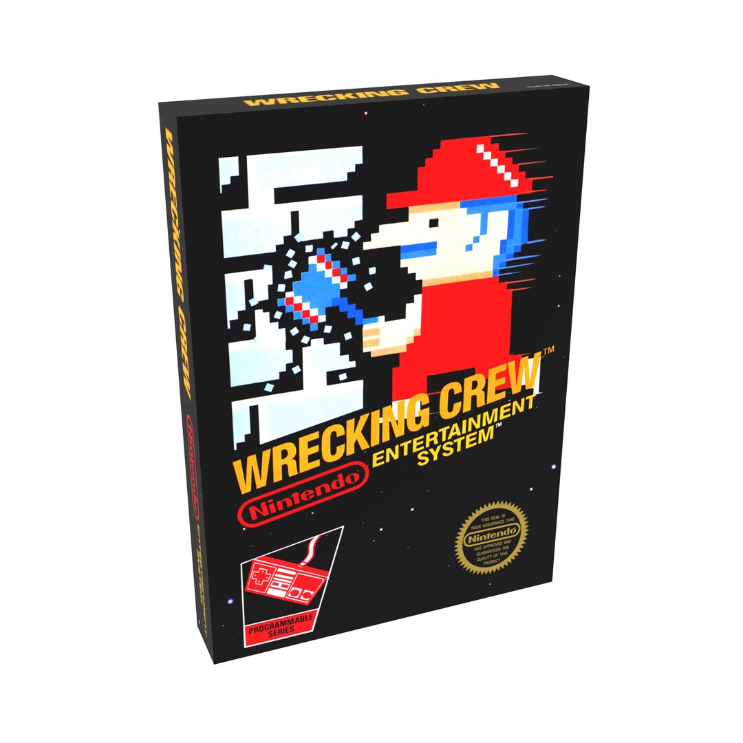 レッキング クルー | NTSC | 任天堂 | NES | En | 復刻ボックス - Etsy