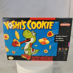 Yoshi&#39;s Cookie | NTSC | Super Nintendo | SNES | En | Reproduction Box and Inner Tray