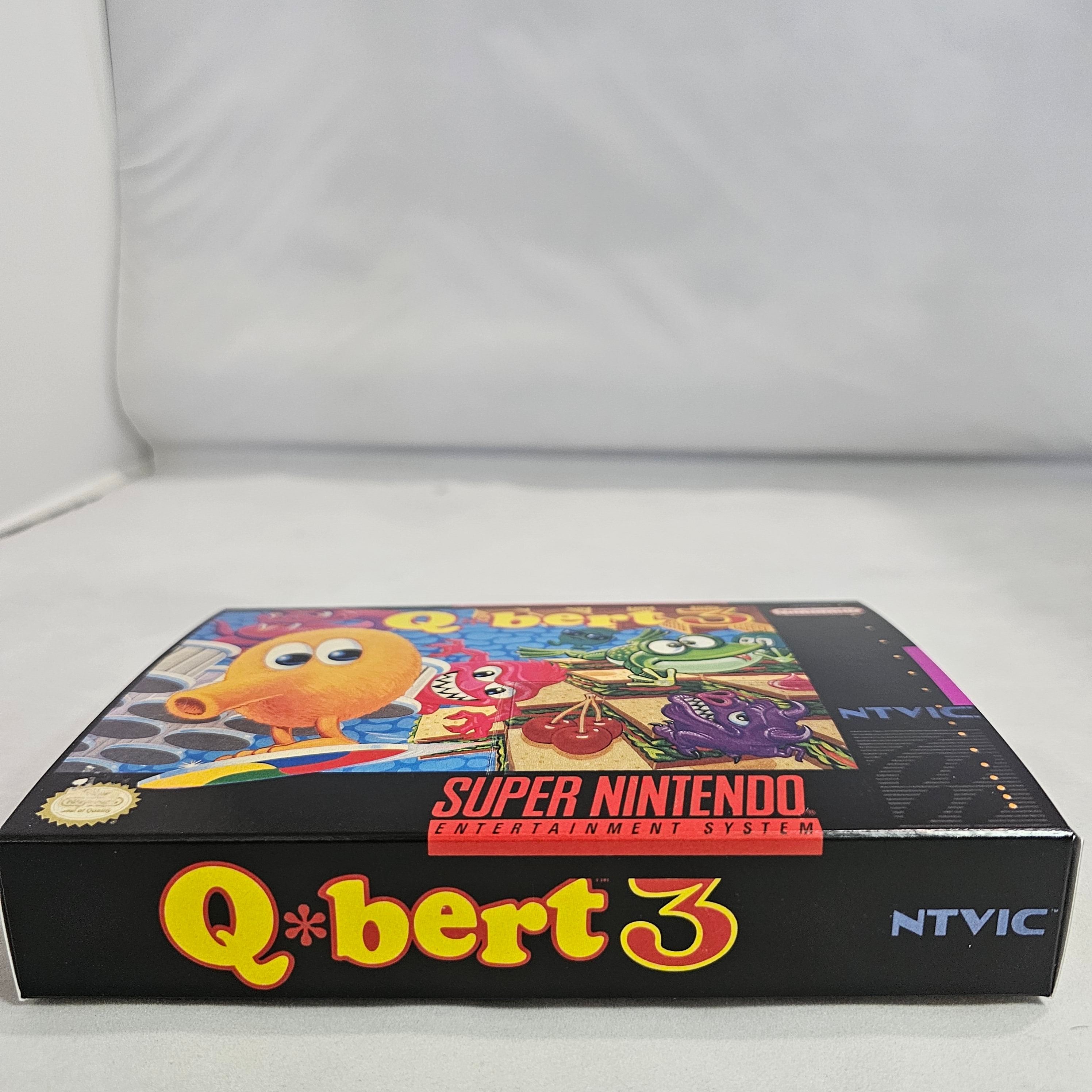 Q-bert 3 | NTSC | Super Nintendo | SNES | En | Reproduction Box