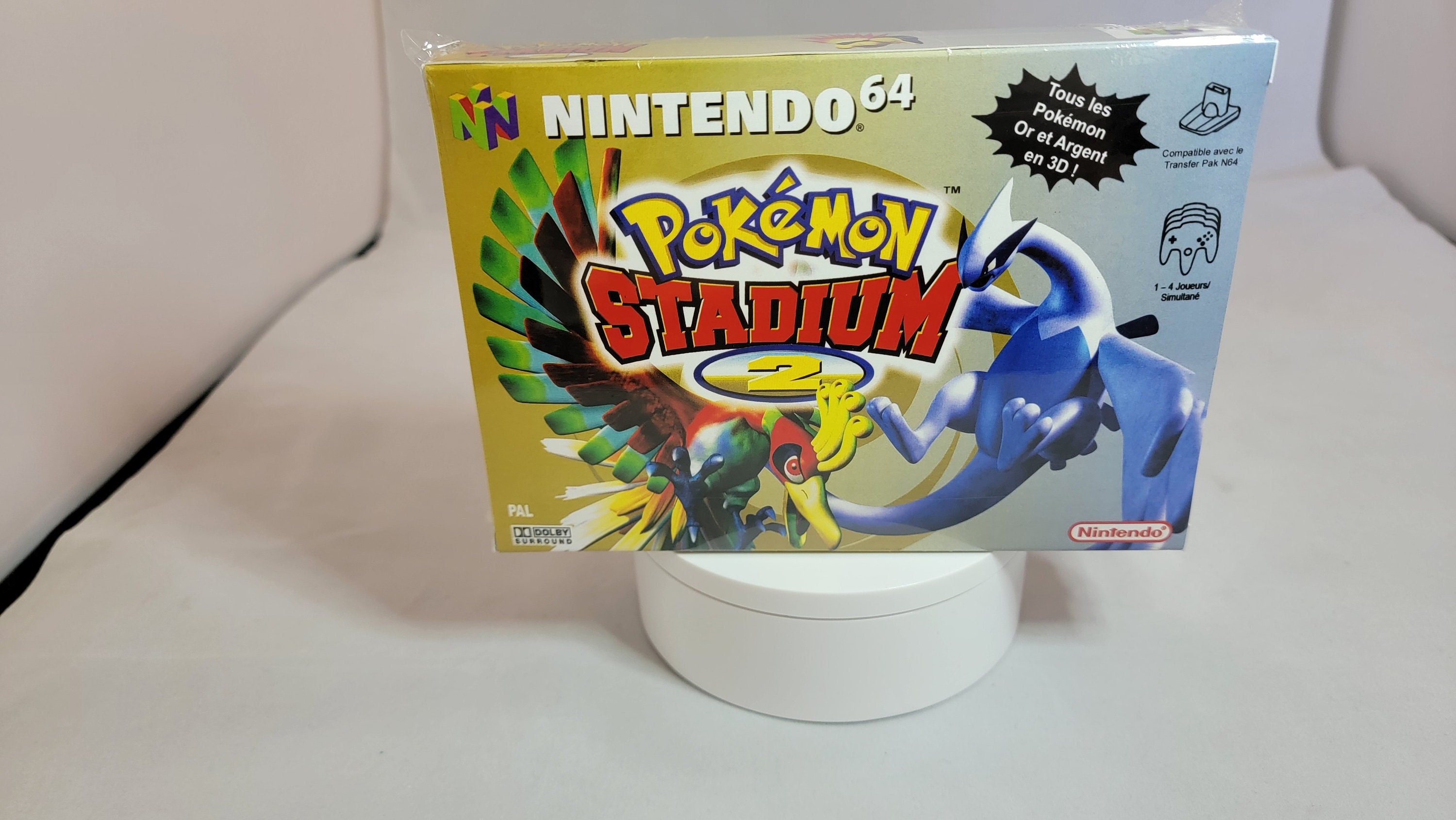 Pokemon Stadium 2 [Custom] | PAL | Nintendo 64 | N64 | Fr | Reproduction Box and Inner Tray