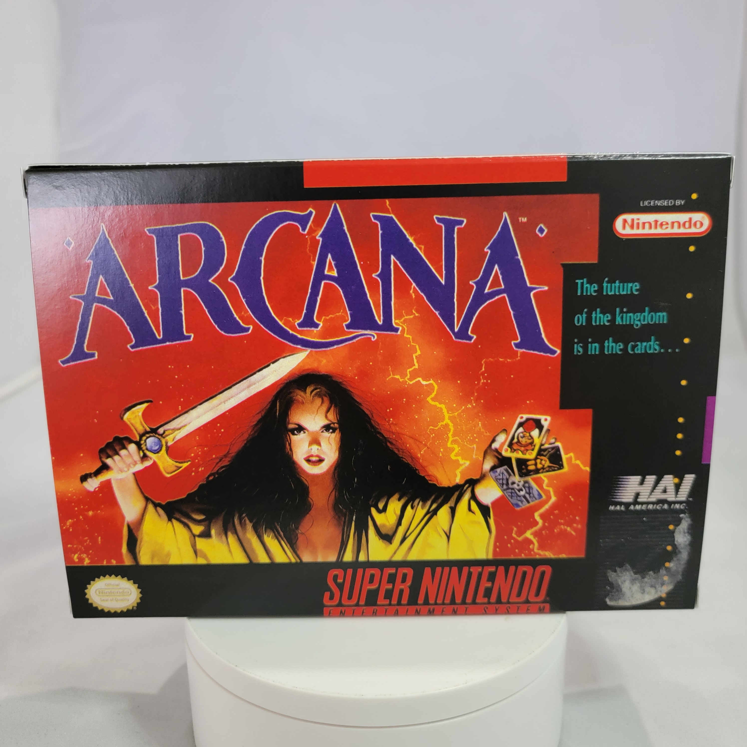 Arcana SNES Super Nintendo Instruction Manual Only