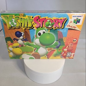 Yoshi&#39;s Story | NTSC | Nintendo 64 | N64 | En | Reproduction Box and Inner Tray