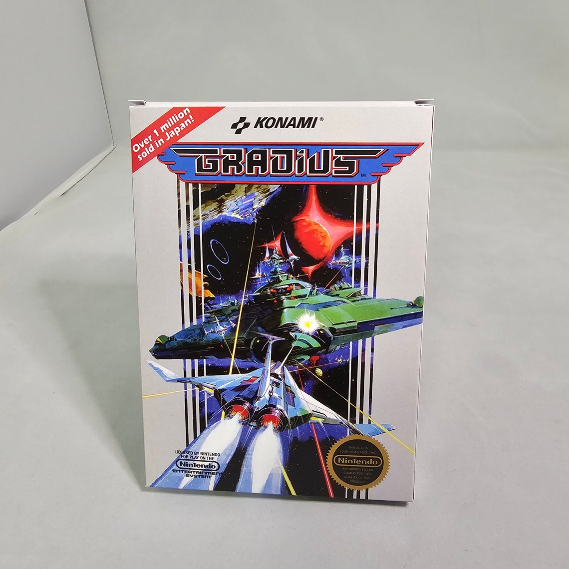 Gradius | NTSC | Nintendo | NES | En | Reproduction Box - Etsy