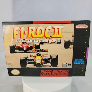 F1 ROC 2 | NTSC | Super Nintendo | SNES | En | Reproduction Box and Inner Tray