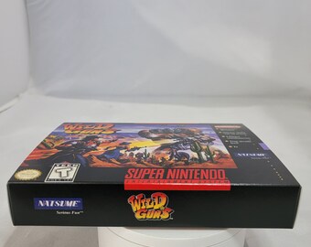 Wild Guns | NTSC | Super Nintendo | SNES | En | Reproduction Box