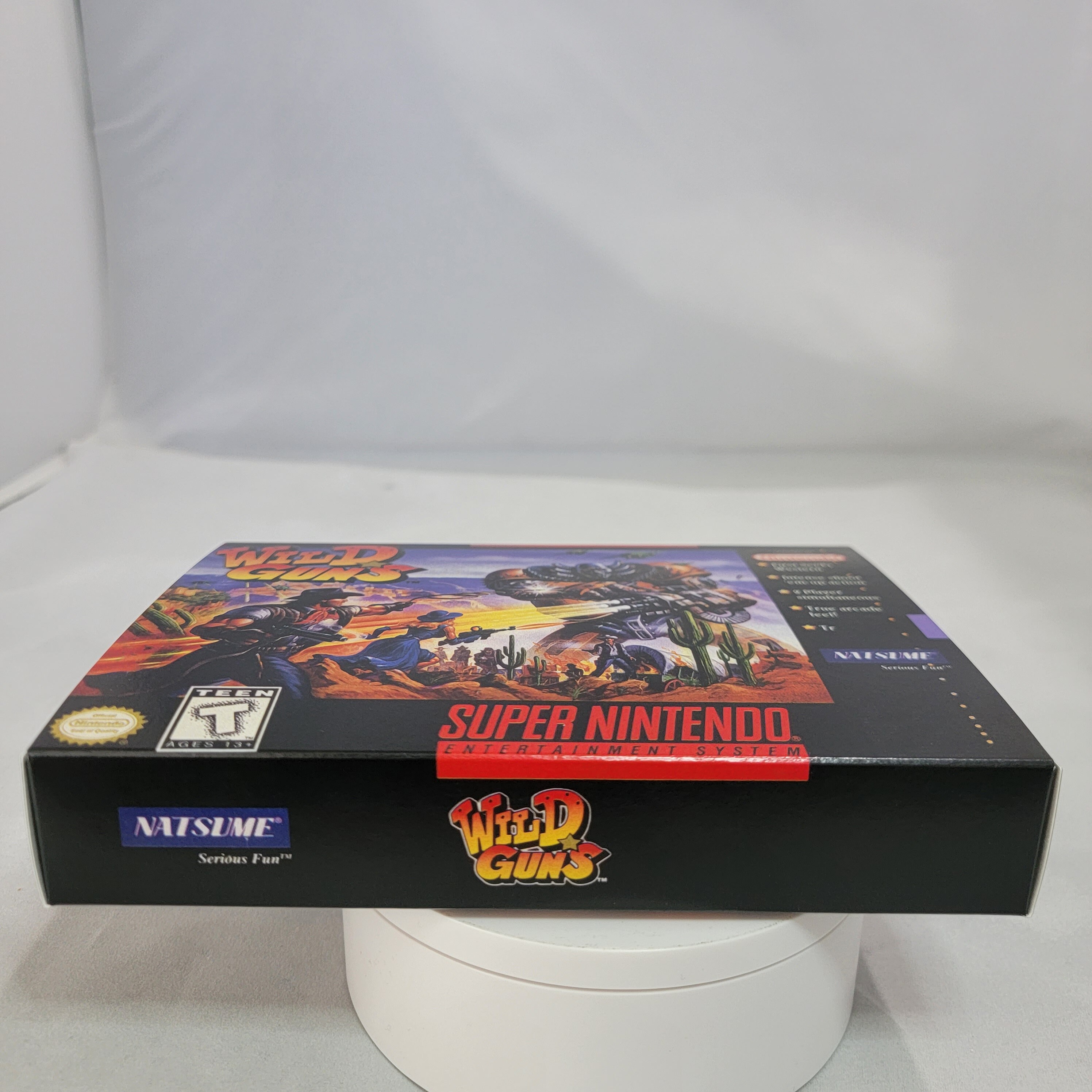 Wild Guns | NTSC | Super Nintendo | SNES | En | Reproduction Box