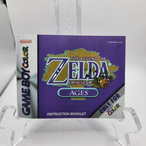 The Legend of Zelda Oracle of Ages | NTSC | Gameboy Color | GBC | En | User Instruction Manual