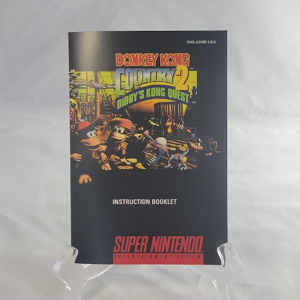 Donkey Kong Country 2 | NTSC | Super Nintendo | SNES | En | User Instruction Manual