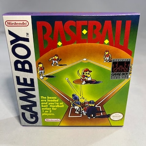Baseball | NTSC | Gameboy | GB | En | Reproduction Box and Inner Tray