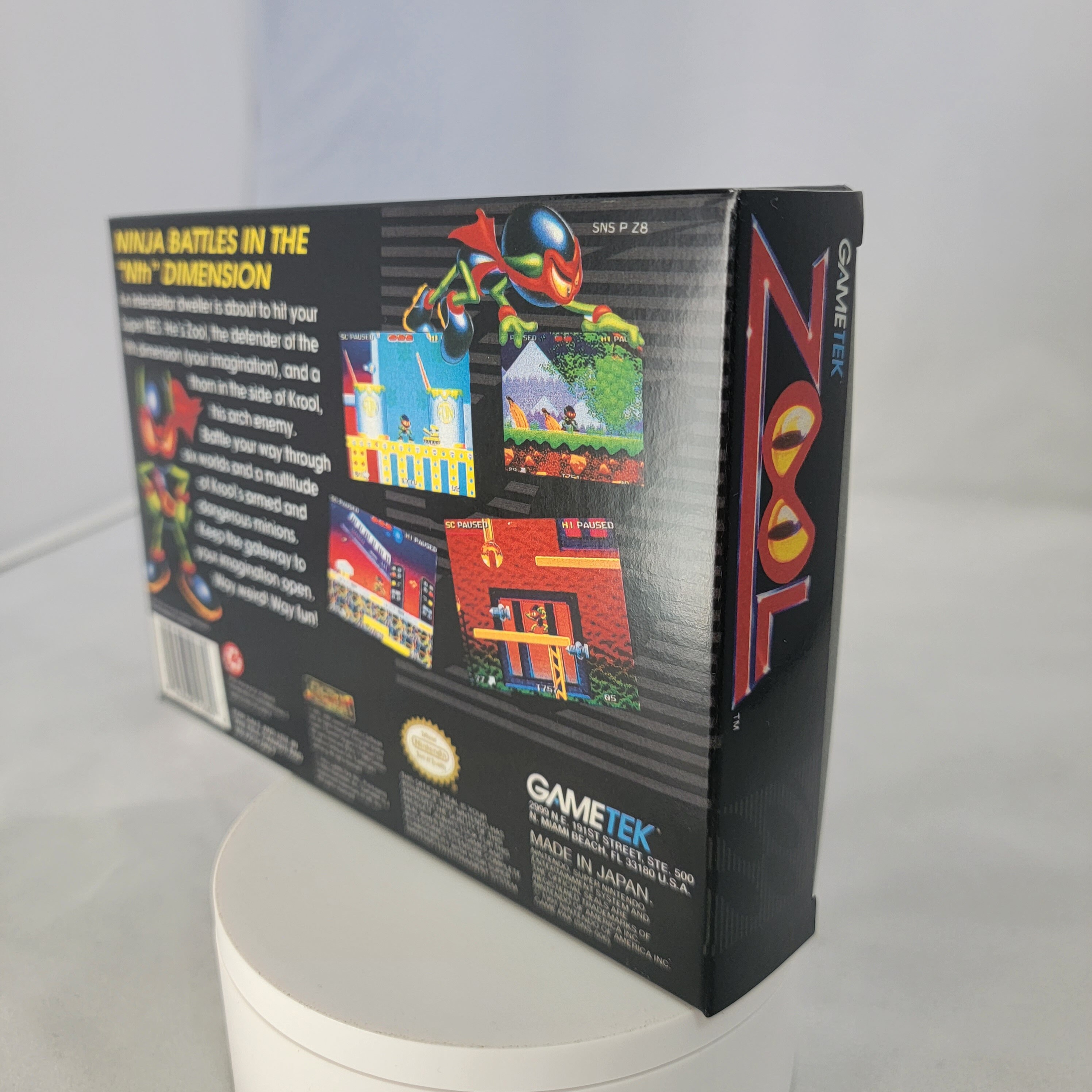 Zool | NTSC | Super Nintendo | SNES | En | Reproduction Box and Inner ...