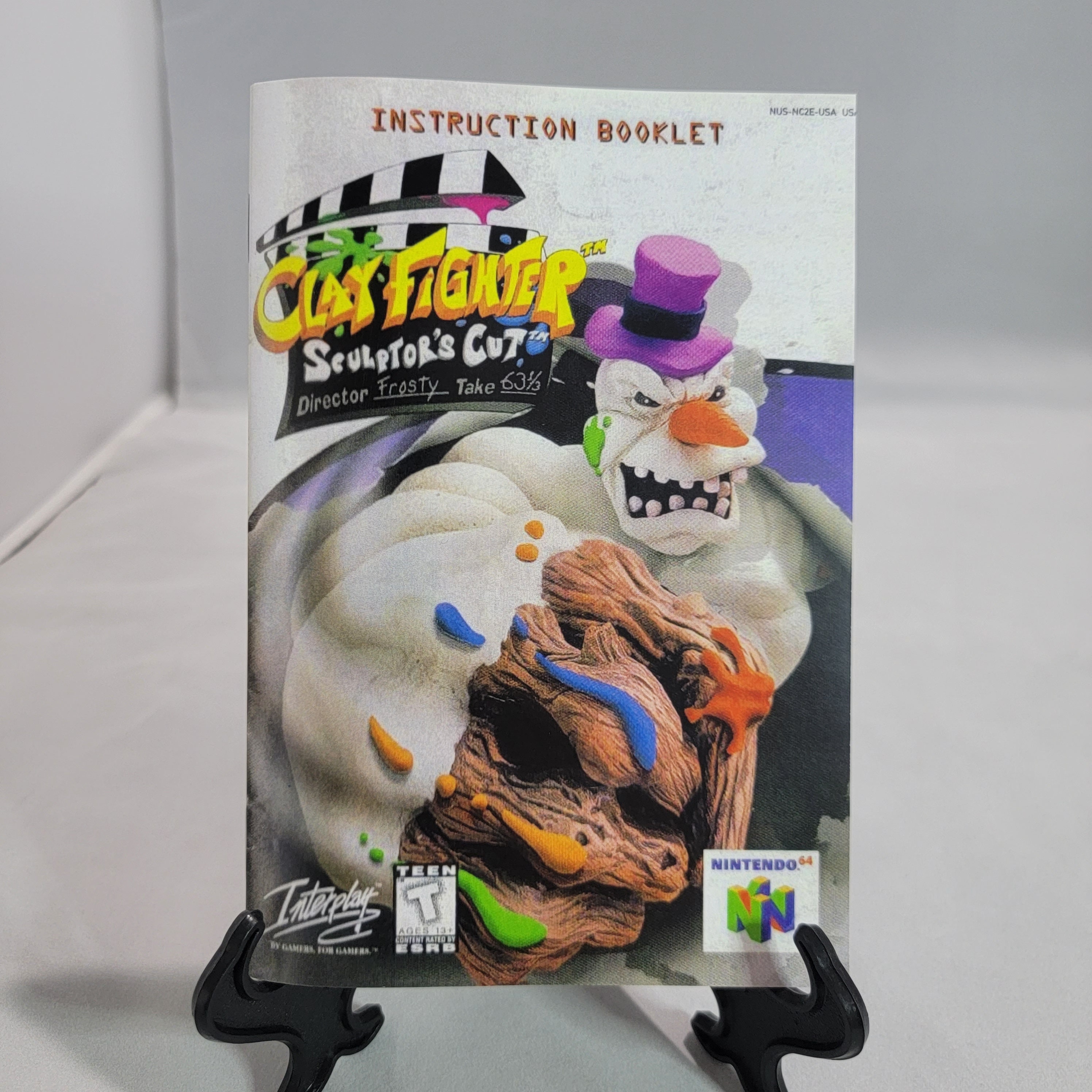 Clay Fighter Sculptor's Cut | NTSC | Nintendo 64 | N64 | En | User