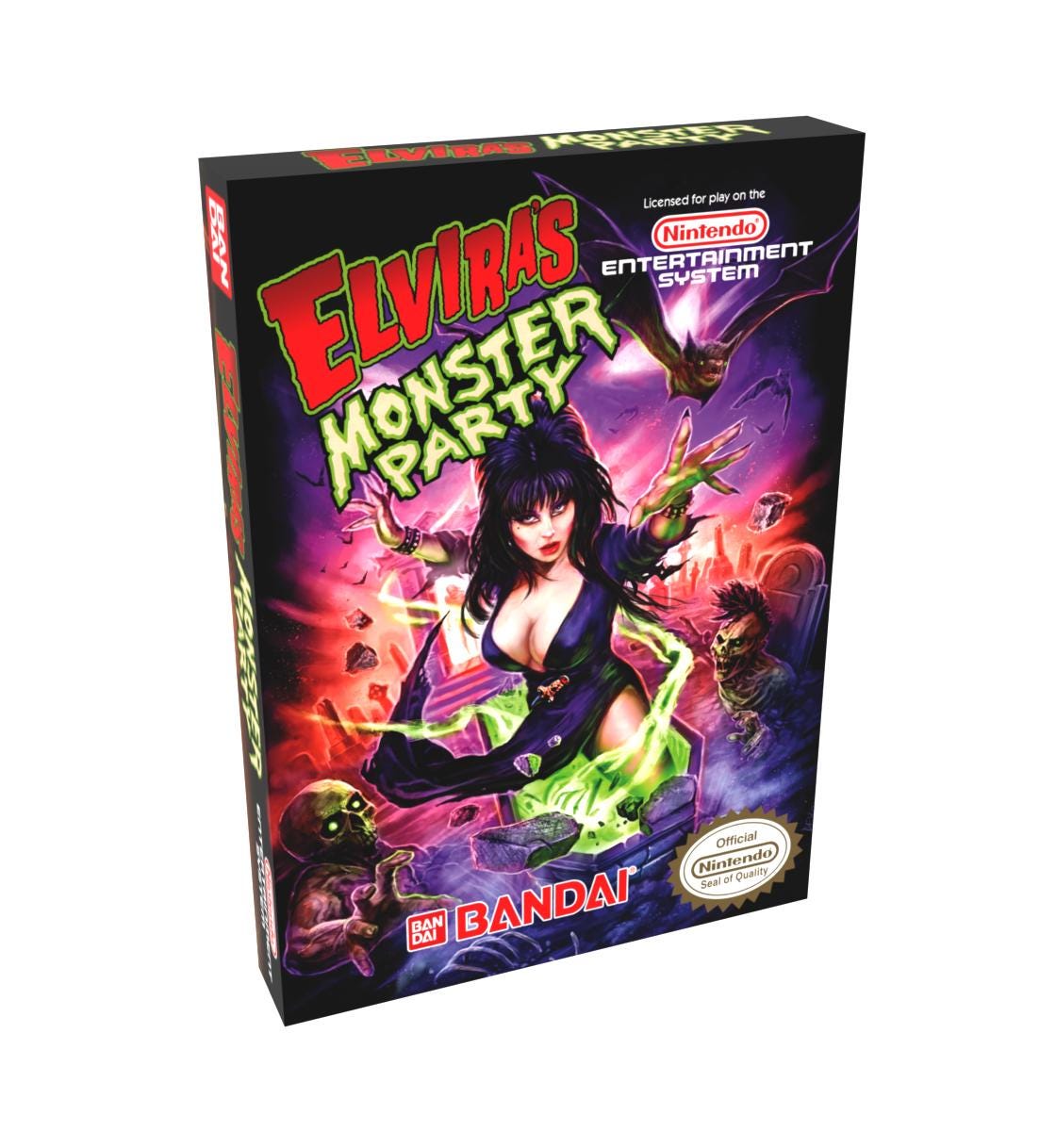 Elvira's Monster Party | NTSC | Nintendo | NES | En | Reproduction