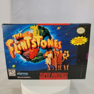 The Flinstones | NTSC | Super Nintendo | SNES | En | Reproduction Box and Inner Tray