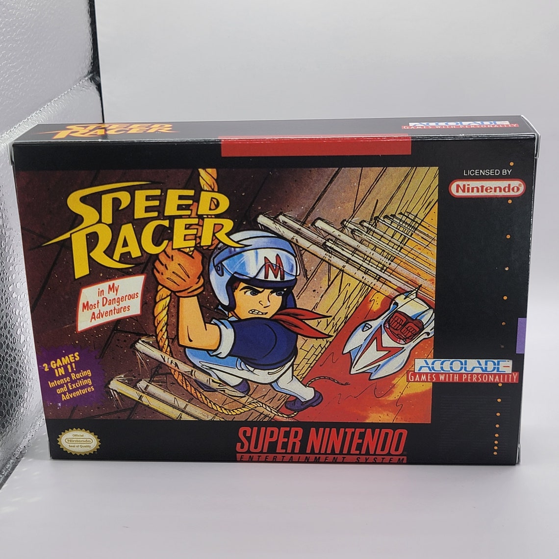 Speed Racer | NTSC | Super Nintendo | SNES | En | Reproduction Box and ...