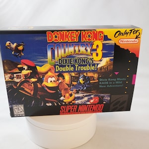 Donkey Kong Country 3 | Auflösung | Super Nintendo | SNES | De | Reproduktion Box und Inner Tray