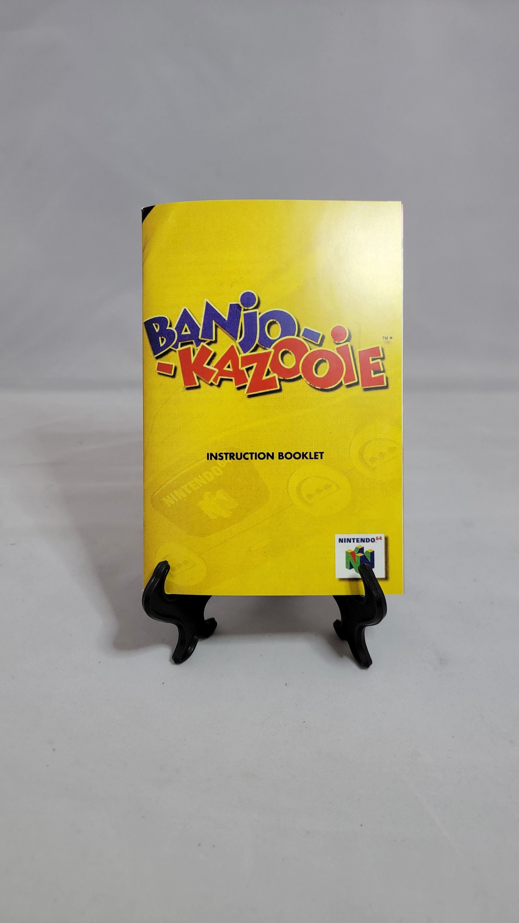 Banjo-Kazooie Nintendo 64 N64 Original Game with Booklet