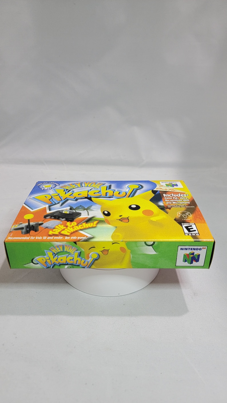 Hey You Pikachu [custom] | NTSC | Nintendo 64 | N64 | En | Reproduction ...