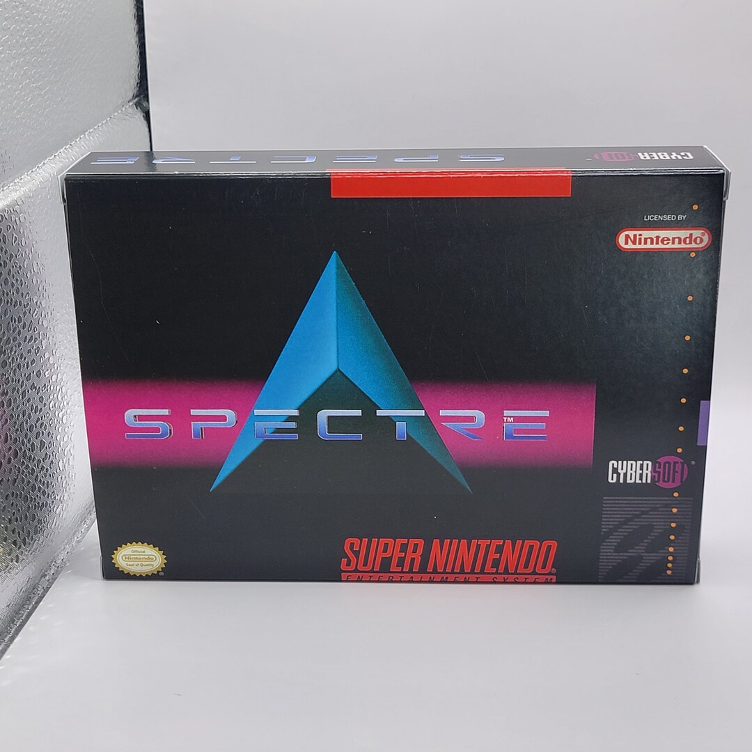 Spectre | NTSC | Super Nintendo | SNES | En | Reproduction Box and ...