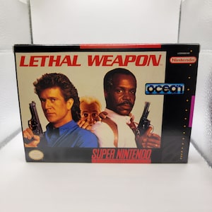 Lethal Weapon | NTSC | Super Nintendo | SNES | En | Reproduction Box and Inner Tray