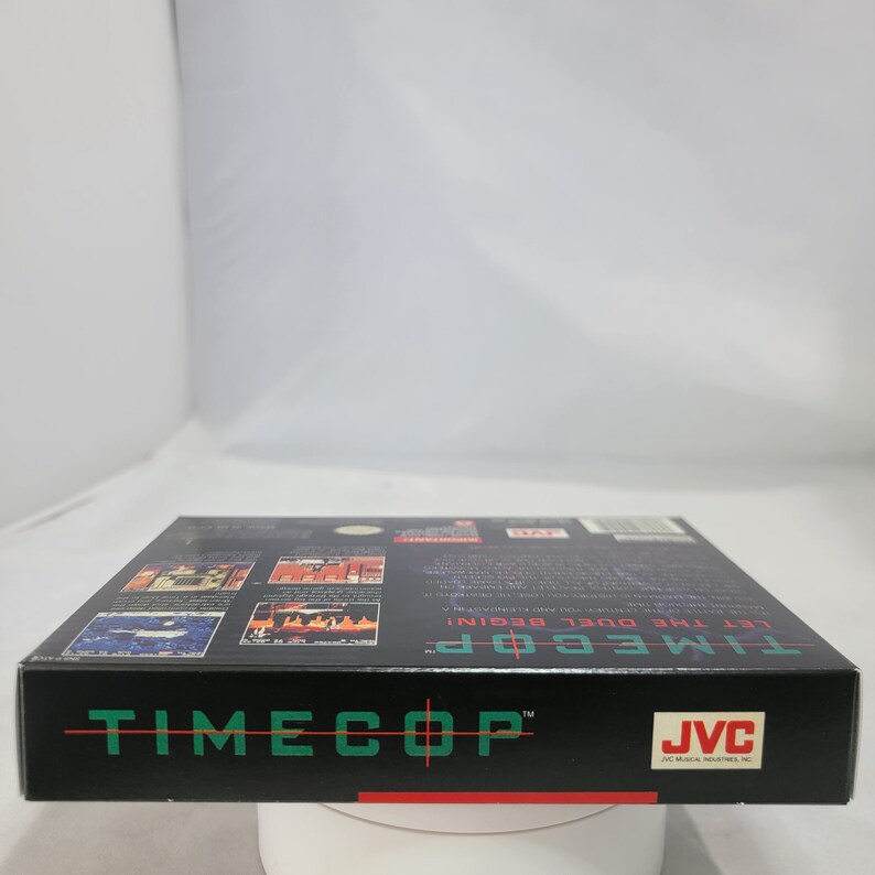 Time Slipsnes Label Timecop | NTSC | Super Nintendo | SNES | En | Reproduction Box and ...