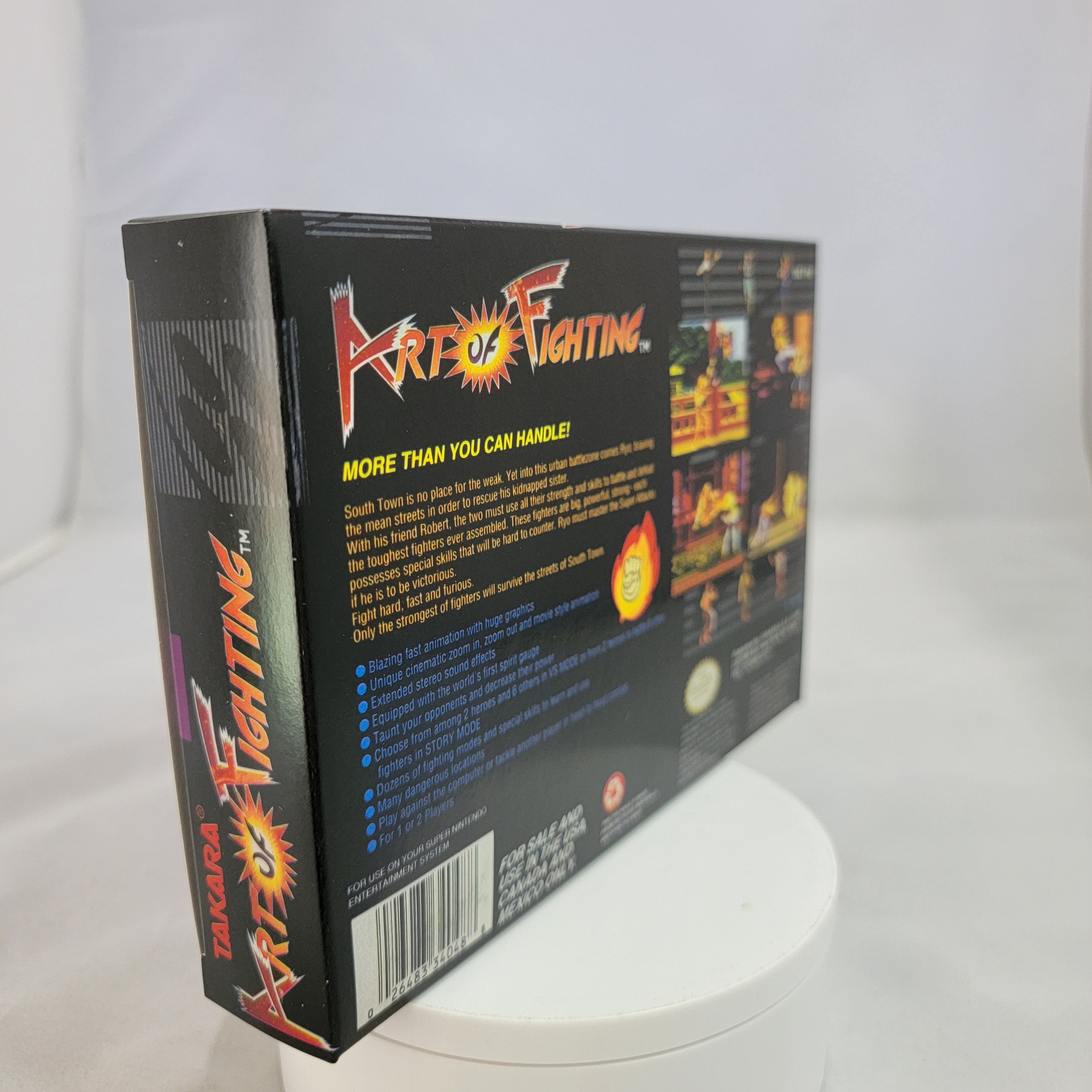 Art of Fighting | NTSC | Super Nintendo | SNES | En | Reproduction Box ...