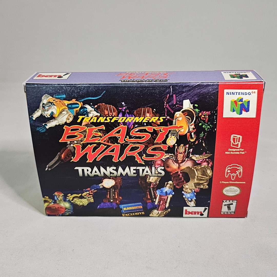 Transformers Beast Wars Transmetals | NTSC | Nintendo 64 | N64
