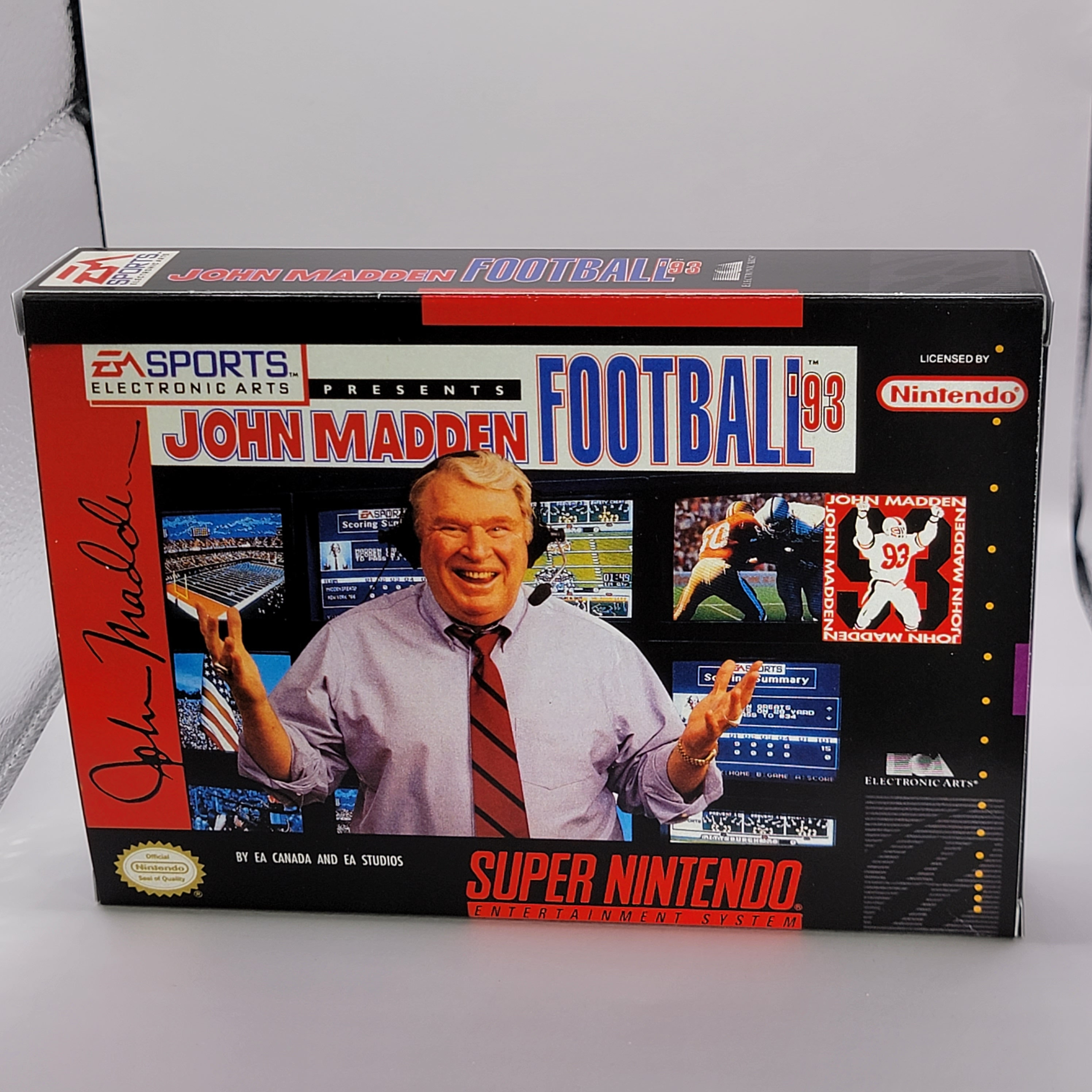 スーパーファミコン - SFC★JOHN MADDEN FOOTBALL'93 SNES 海外版 John Madden Football 93 | NTSC | Super Nintendo | SNES | En