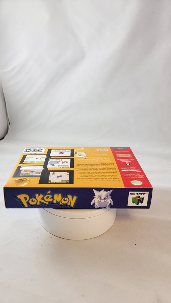 Pokemon Blue | NTSC | Nintendo 64 | N64 | En | Reproduction Box and Inner  Tray - Etsy