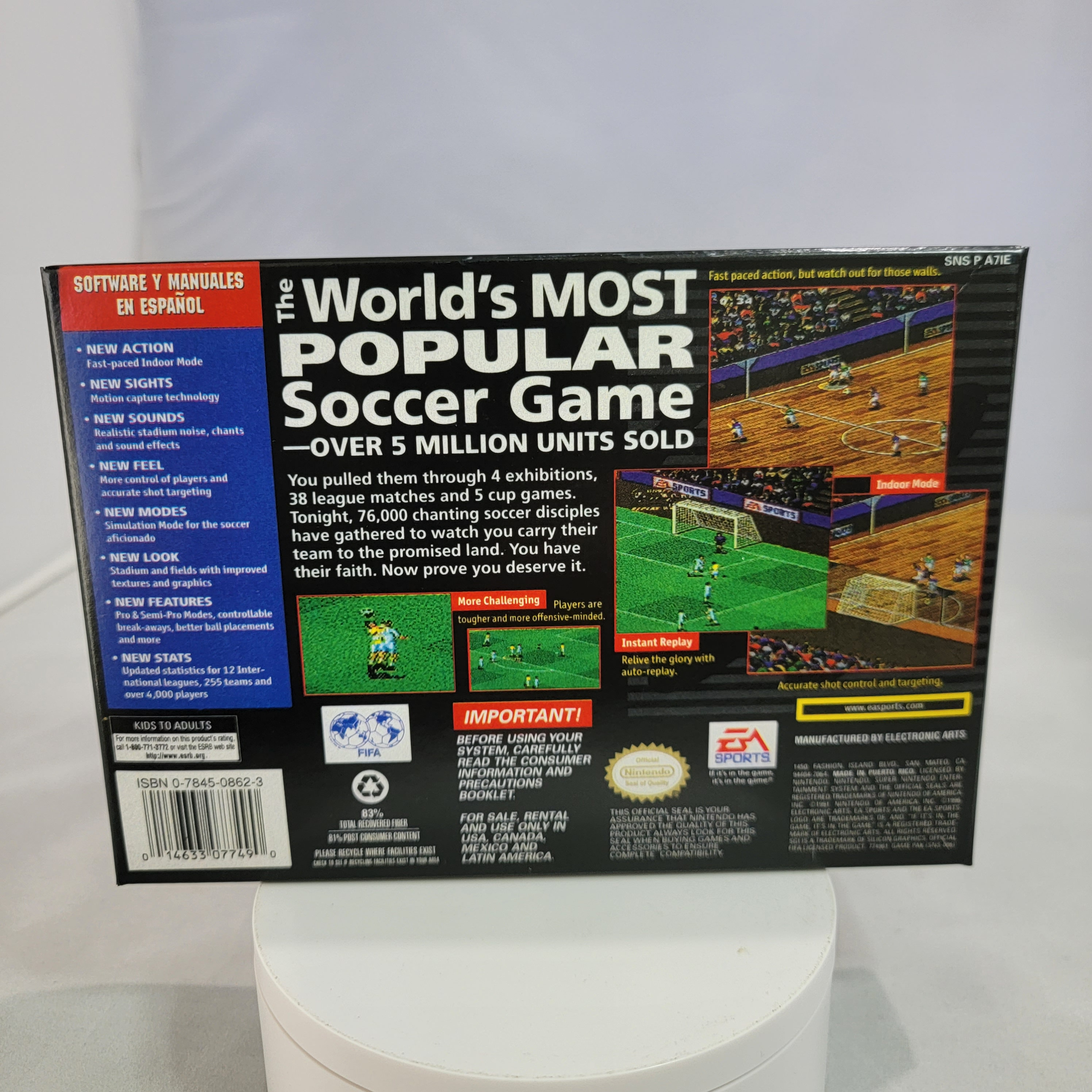 Fifa Soccer 96 | NTSC | Super Nintendo | SNES | En | Reproduction