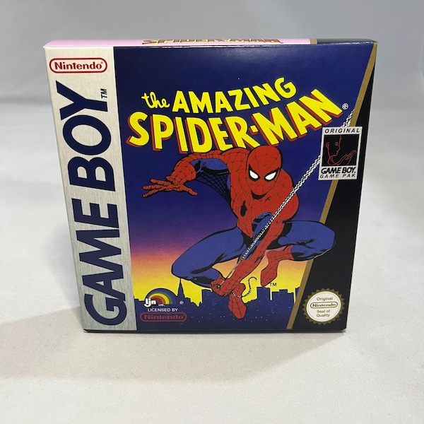 The Amazing Spider-Man | NTSC | Gameboy | GB | En | Reproduction Box and Inner Tray