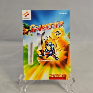 Sparkster | NTSC | Super Nintendo | SNES | En | User Instruction Manual