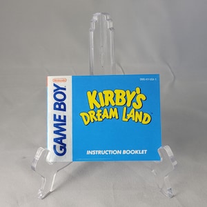 Kirby&#39;s Dream Land | NTSC | Gameboy | GB | En | User Instruction Manual
