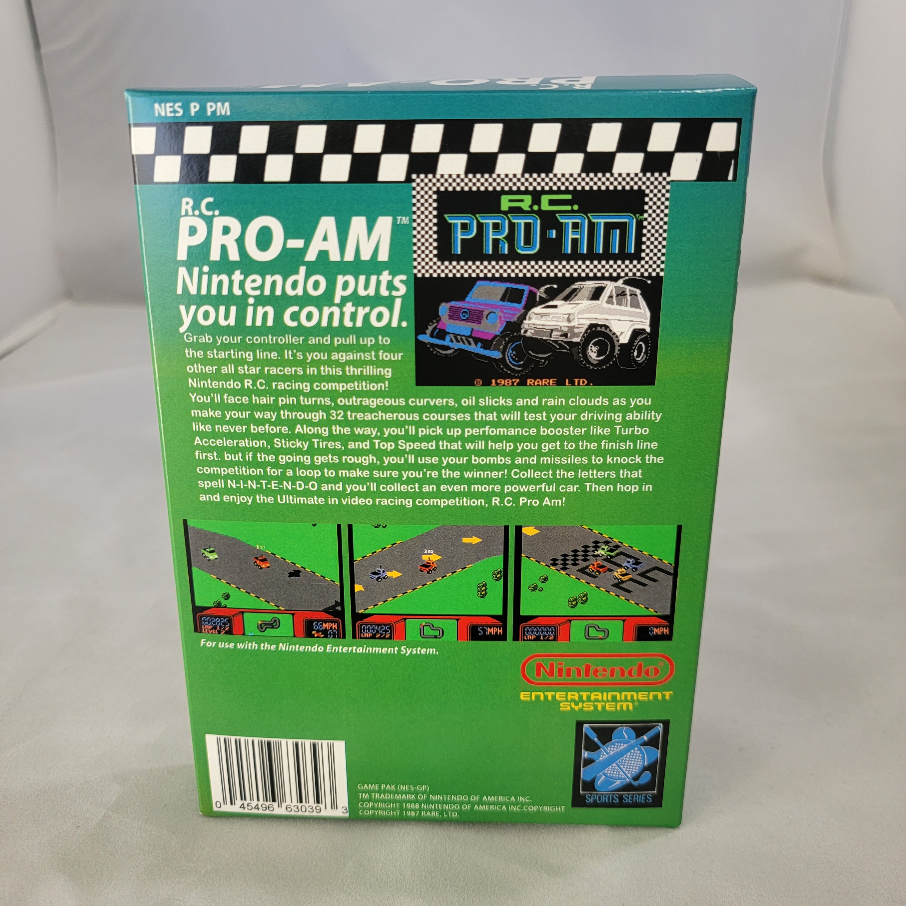 RC Pro-am | NTSC | Nintendo | NES | En | Reproduction Box - Etsy