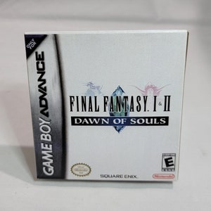 Final Fantasy 1 and 2 Dawn of Souls | NTSC | Gameboy Advance | GBA | En | Reproduction Box and Inner Tray