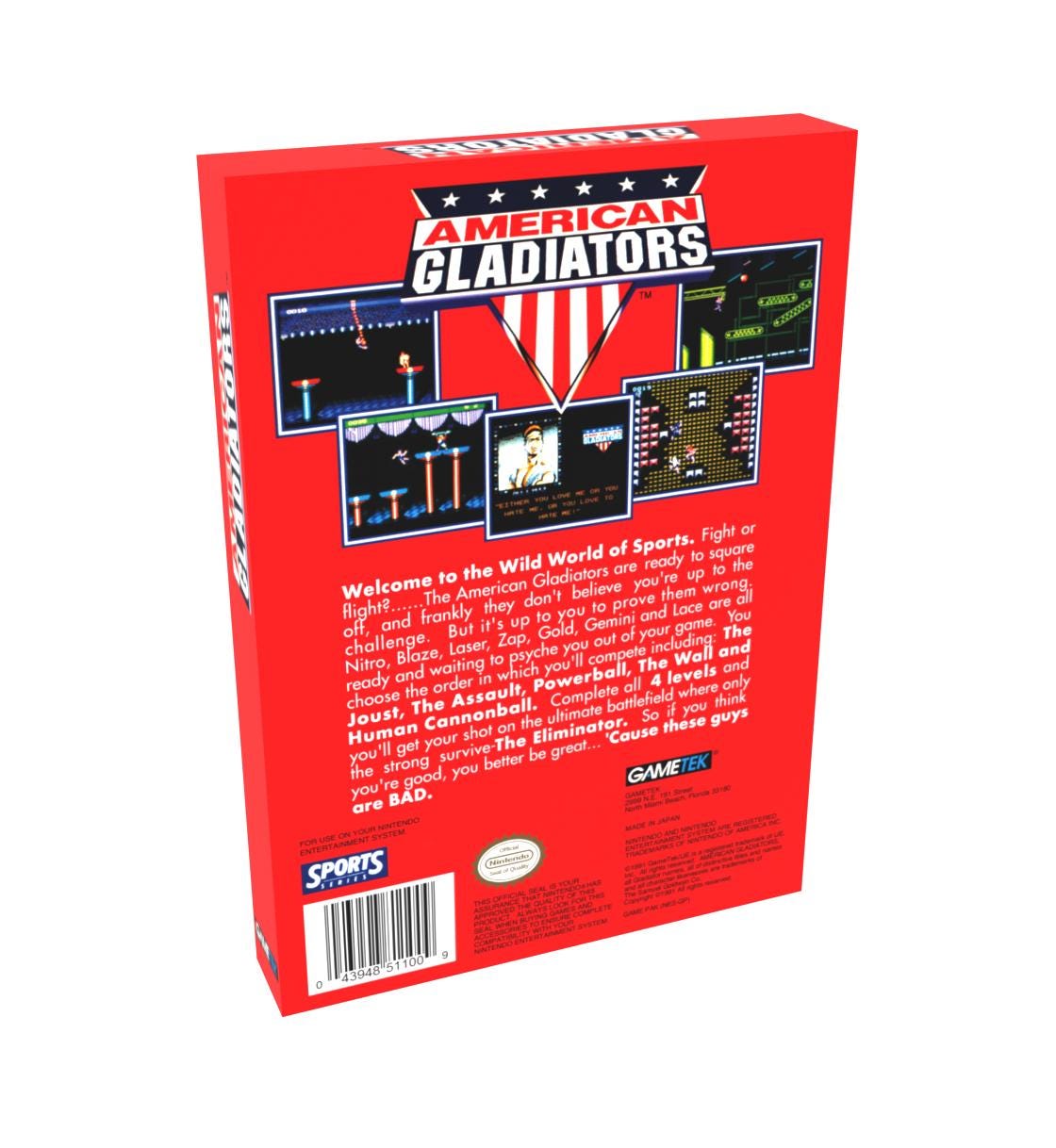 American Gladiators | NTSC | Nintendo | NES | En | Reproduction
